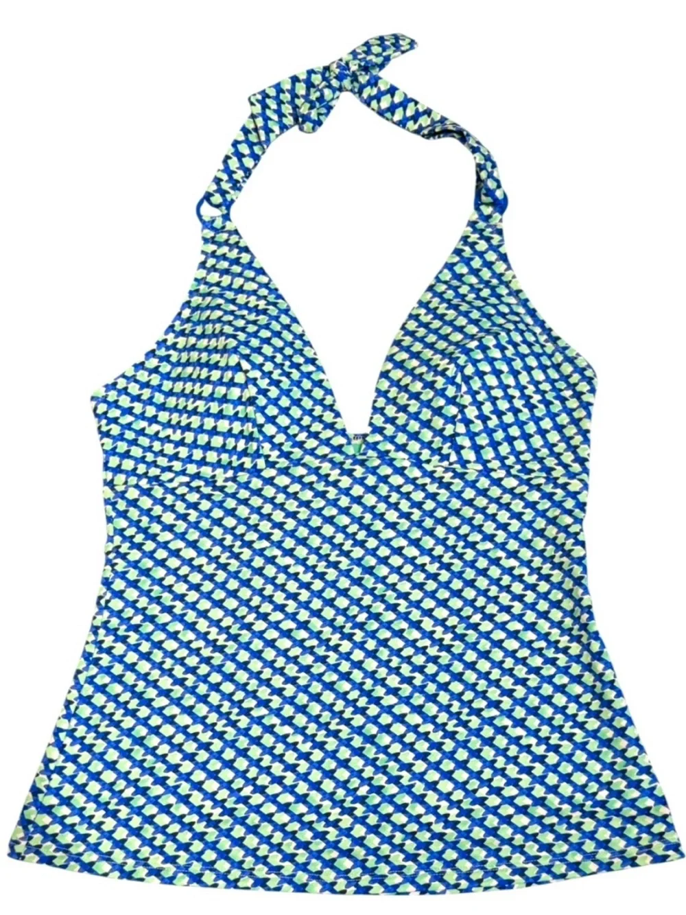 Tommy Bahama Palm Modern Mosaic Pool Ring Tankini Top